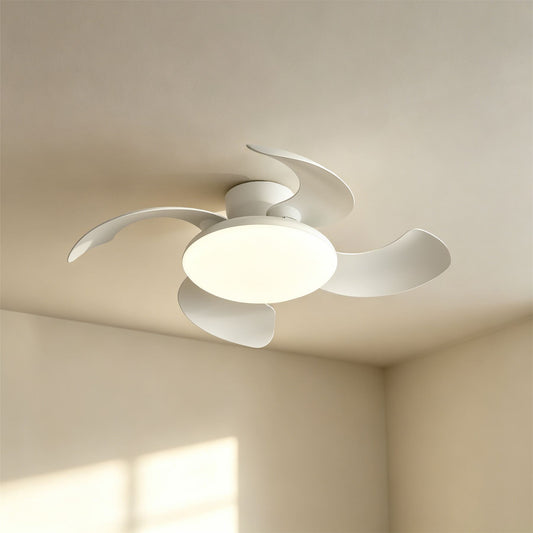Aloha II 49cm 40W LED Dimmable Ceiling Light With Built-In 25W DC Fan, 3000-5000K Remote Control, 6400lm, White, 5yrs Warranty