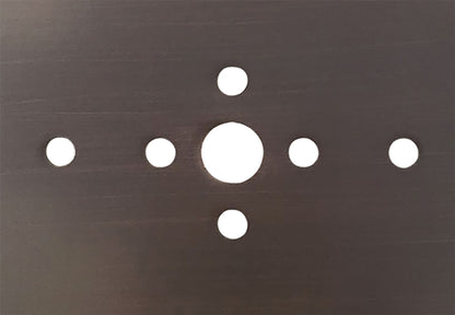Mantra M5170 Bahia Flush Mount Plate Kit For M5234/M5236 Satin Nickel - M5170 Ancillary