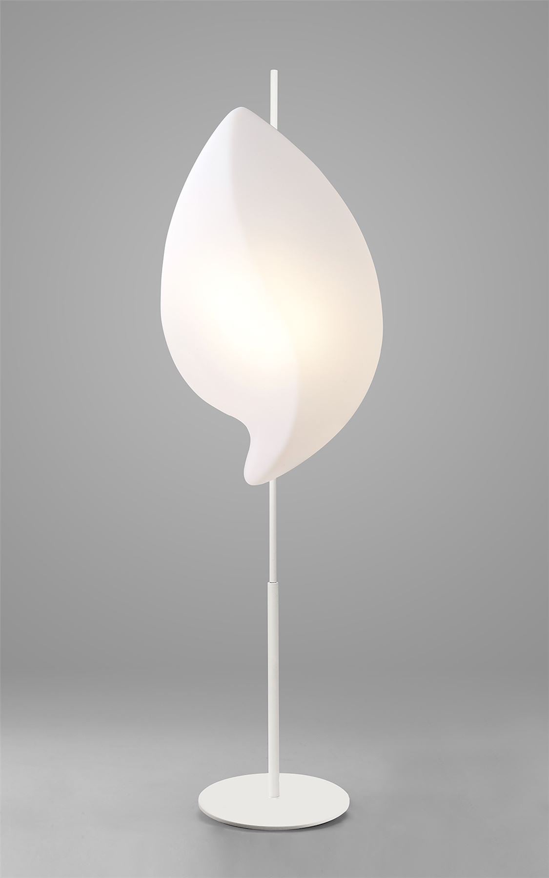 Mantra Natura Floor Lamp 2 Light E27 Outdoor IP44, Matt White/Opal White Item Weight: 15kg