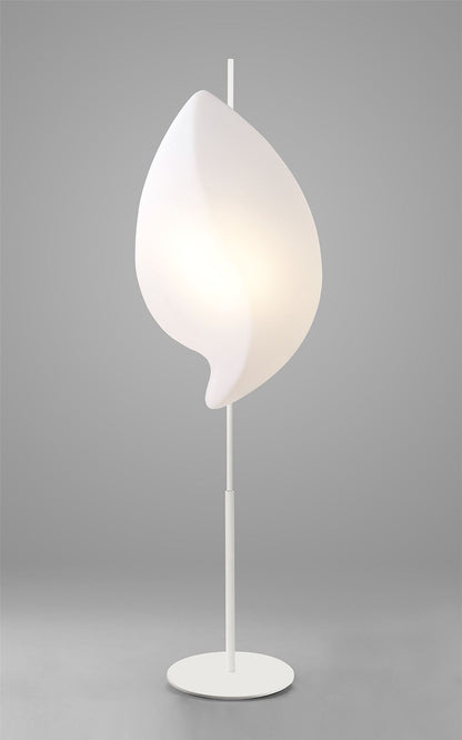 Mantra Natura Floor Lamp 2 Light E27 Outdoor IP44, Matt White/Opal White Item Weight: 15kg