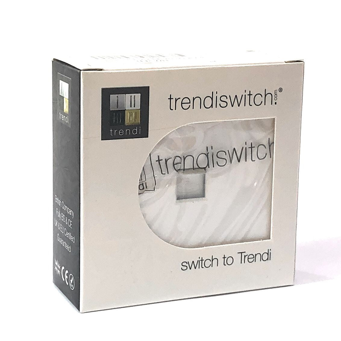 Trendi Artistic Modern Glossy Tactile Telephone Socket White ART-TLPWH