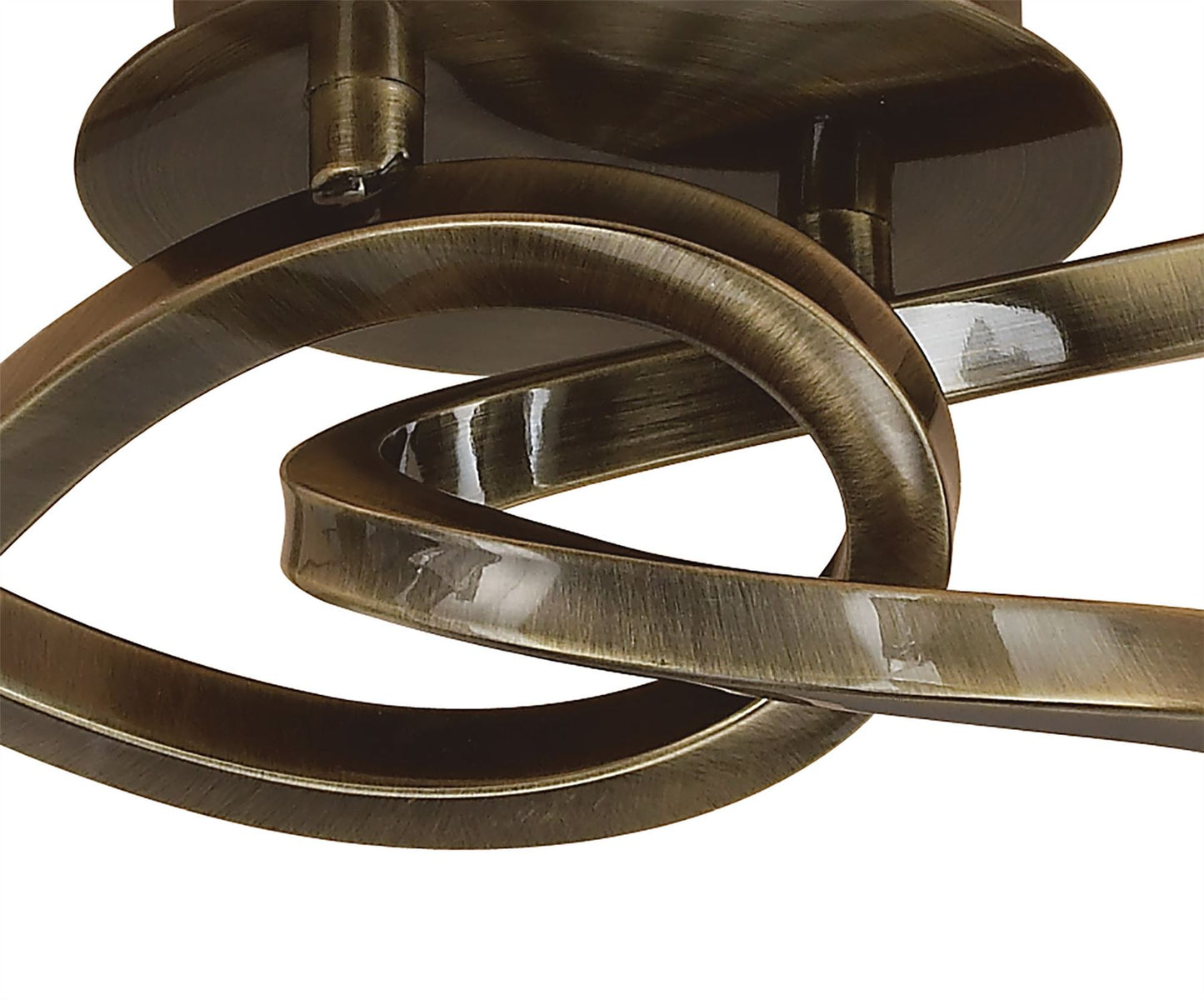 Mantra Alaska GU10 40cm Ceiling 4 Light L1/SGU10, Antique Brass, CFL Lamps INCLUDED