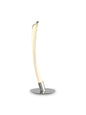 Mantra Armonia 1 Light Table Lamp, 10W LED, 3000K, 750lm, Polished Chrome/Frosted Acrylic, 3yrs Warranty