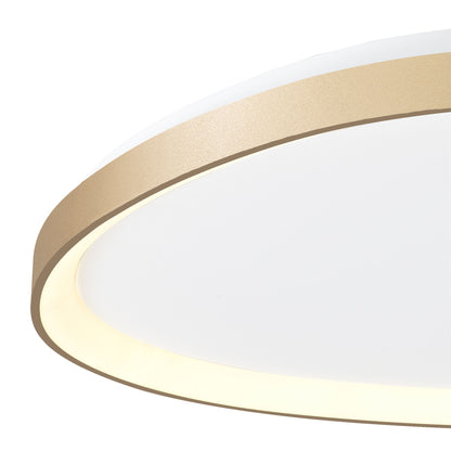 Mantra Fusion Niseko Triangular Ceiling 42cm 35W LED, 3000K, 2300lm, Gold, 3yrs Warranty Ceiling