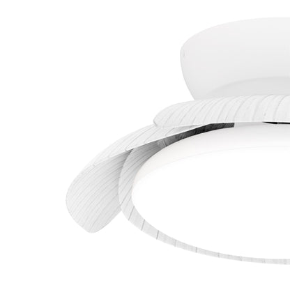 Aloha 52cm 45W LED Dimmable Ceiling Light With Built-In 30W DC Reversible Fan, White, 3500lm, 5yrs Warranty