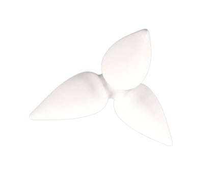 Mantra Palma Ceiling 3 Light CFL Outdoor IP44, Matt White/Opal White