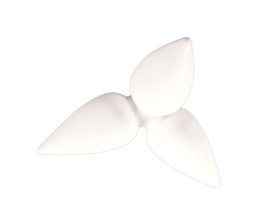Mantra Palma Ceiling 3 Light CFL Outdoor IP44, Matt White/Opal White