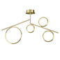 Mantra Olimpia Ceiling Light, 42W LED, 3000K, 3150lm, IP20, Satin Gold, 3yrs Warranty