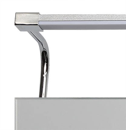 Mantra M5088 Sisley Wall Light 10W LED Big Double IP44 4000K, 850lm, Silver/Frosted Acrylic/Polished Chrome, 3yrs Warranty