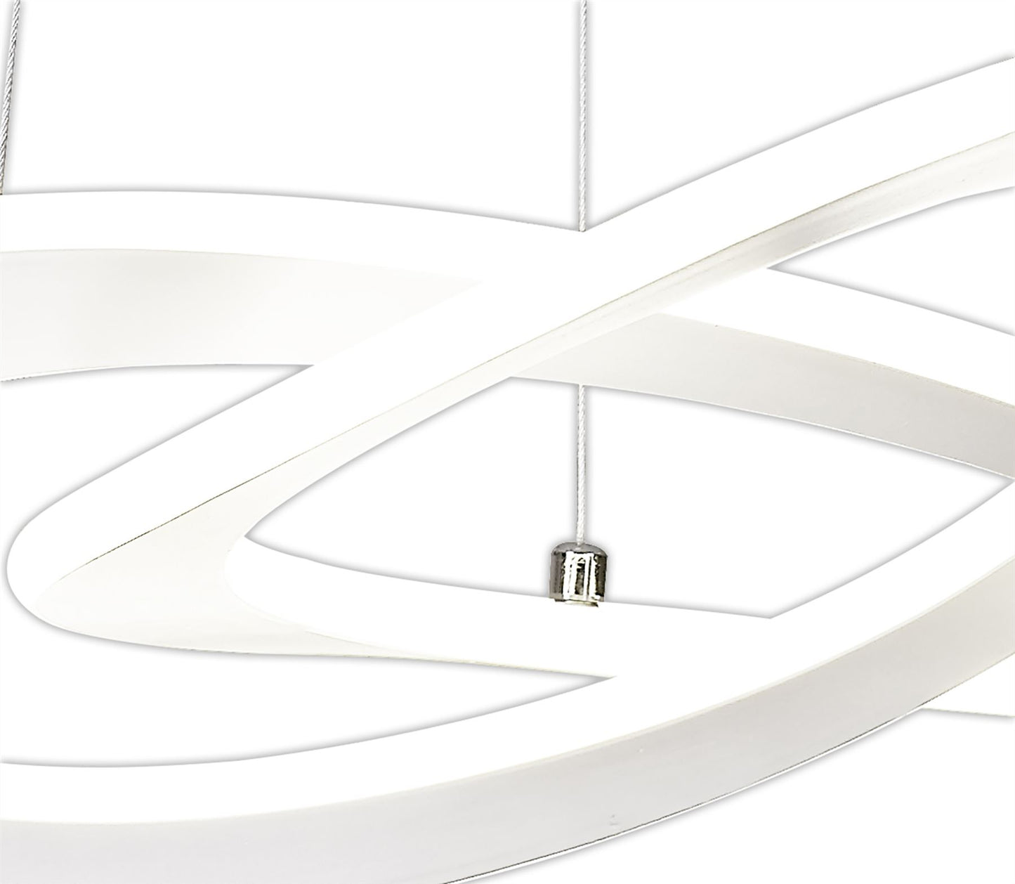 Mantra Planet 49cm Pendant, 40W LED, 3000K, 1800lm, White, 3yrs Warranty