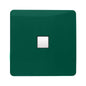 Trendi Switch 1 Gang RJ45 Cat 6 Modern Designer PC Ethernet Socket in Dark Green