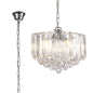 Deco Lana Pendant with Acrylic Spheres, 3 Light E14 Polished Chrome Finish