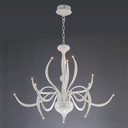 Diyas Llamas 96cm  15 Light G4 White, NOT LED/CFL Compatible Ceiling Pendant Light Fitting