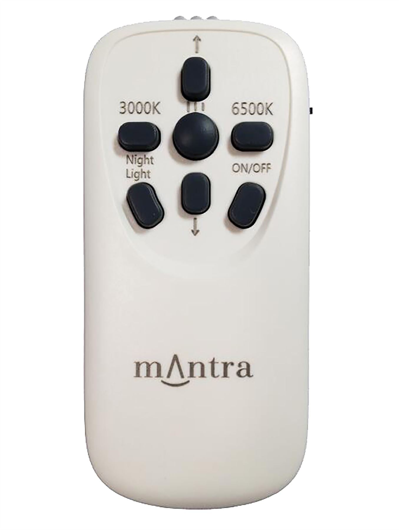 Mantra Fusion Fusion M5878 Ondas 60W LED Tunable White 3000K-6000K 4200lm, Dimmable Flush Ceiling Light with Built In 10W Speaker, Bluetooth Connection/Remote Control