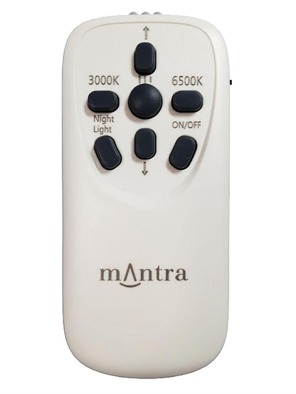 Mantra Fusion Fusion M5878 Ondas 60W LED Tunable White 3000K-6000K 4200lm, Dimmable Flush Ceiling Light with Built In 10W Speaker, Bluetooth Connection/Remote Control