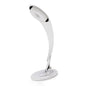 Mantra Fusion Tess Table Lamp 1 Light 5W LED 3000K, 450lm, Matt White/Frosted Acrylic/Polished Chrome, 3yrs Warranty