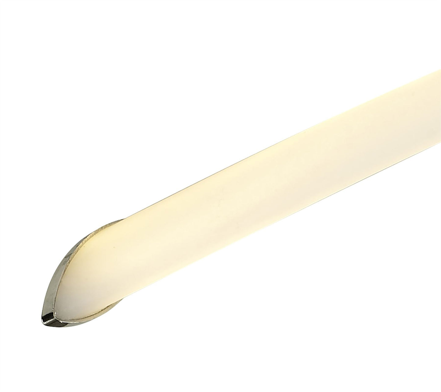 Mantra Armonia Semi Flush Medium Loop, 25W LED, 3000K, 1875lm, Polished Chrome/Frosted Acrylic, 3yrs Warranty Ceiling