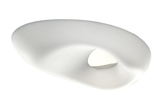 Mantra M1335 Huevo Ceiling 6 Light E27 Outdoor IP44, Polished Chrome/Opal White