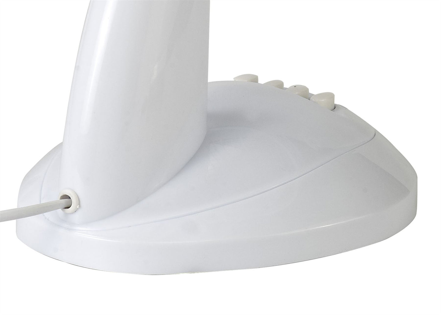 Airo 40W 12 Inch 3 Speed Oscillating Desk Fan in White