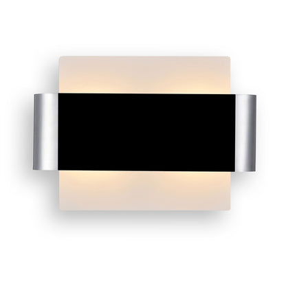 Deco Damo 2 Light G9 Flush Ceiling Light, White Base with Polished Chrome Centre Band