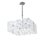 Mantra Tokio Square Telescopic 6 Light G9, Gloss White/Polished Chrome