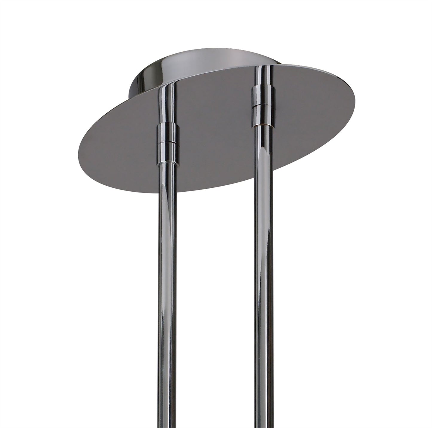 Mantra Guss Telescopic E27 3 Light E27 Bar, Polished Chrome, White Acrylic, CFL Lamps INCLUDED