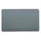 Trendi 2 Gang Artistic Modern Glossy Tactile Double Blanking Plate Cool Grey