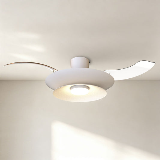 Patagonia 52cm 20W LED Dimmable Ceiling Light With Built-In 30W DC Fan, 3000-5000K Remote Control, 3600lm, White, 5yrs Warranty