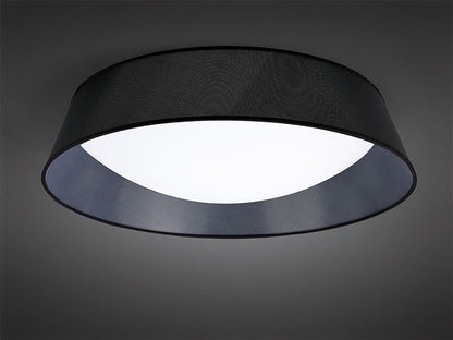 Mantra Nordica Plafones M4967 Nordica Ceiling 60W LED 90cm Black 3000K, 4200lm, White Acrylic with Black Shade, 3yrs Warranty
