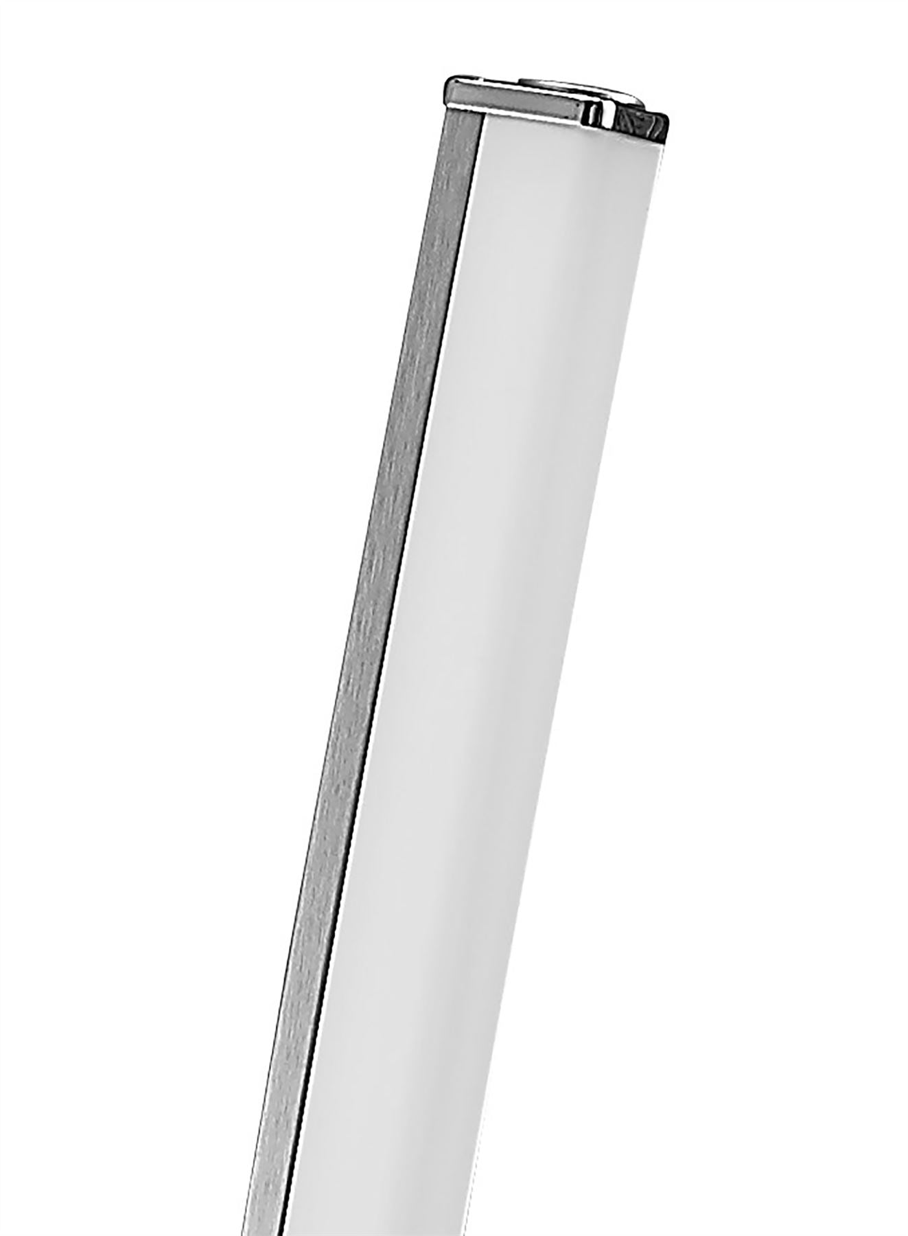 Mantra Fusion M5104 Surf Floor Lamp 23W LED Satin Nickel/Polished Chrome 3000K, 1590lm,, 3yrs Warranty