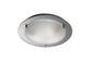 Deco Brooklyn Ceiling Light, 400mm Round, 3 Light E27 Polished Chrome
