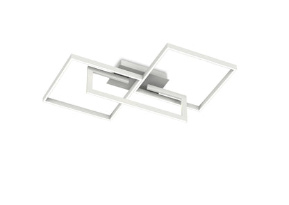 Mantra Fusion Mural Rectangular Ceiling Light, 48W LED, 3000K, 3840lm, IP20, Matt White, 3yrs Warranty