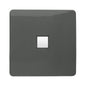 Trendi Artistic Modern Glossy Tactile Telephone Socket Charcoal