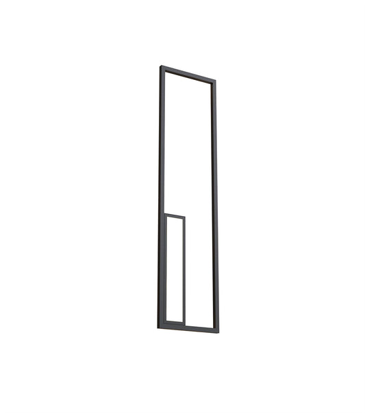 Mantra Boutique Rectangle Wall Light, Dimmable, 50W LED, 3000K, 2740lm, Black, 3yrs Warranty