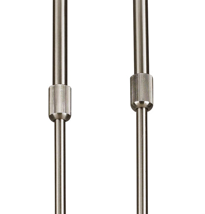 Mantra Alaska GU10 Telescopic 4 Light L1, SGU10 Bar, Satin Nickel, CFL Lamps INCLUDED