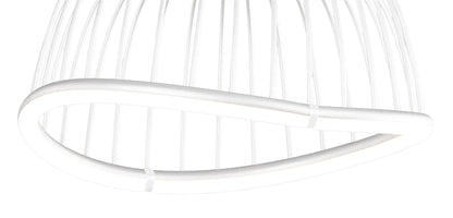 Mantra Celeste Pendant 41cm Round, 20W LED, 3000K, 1400lm, White, 3yrs Warranty