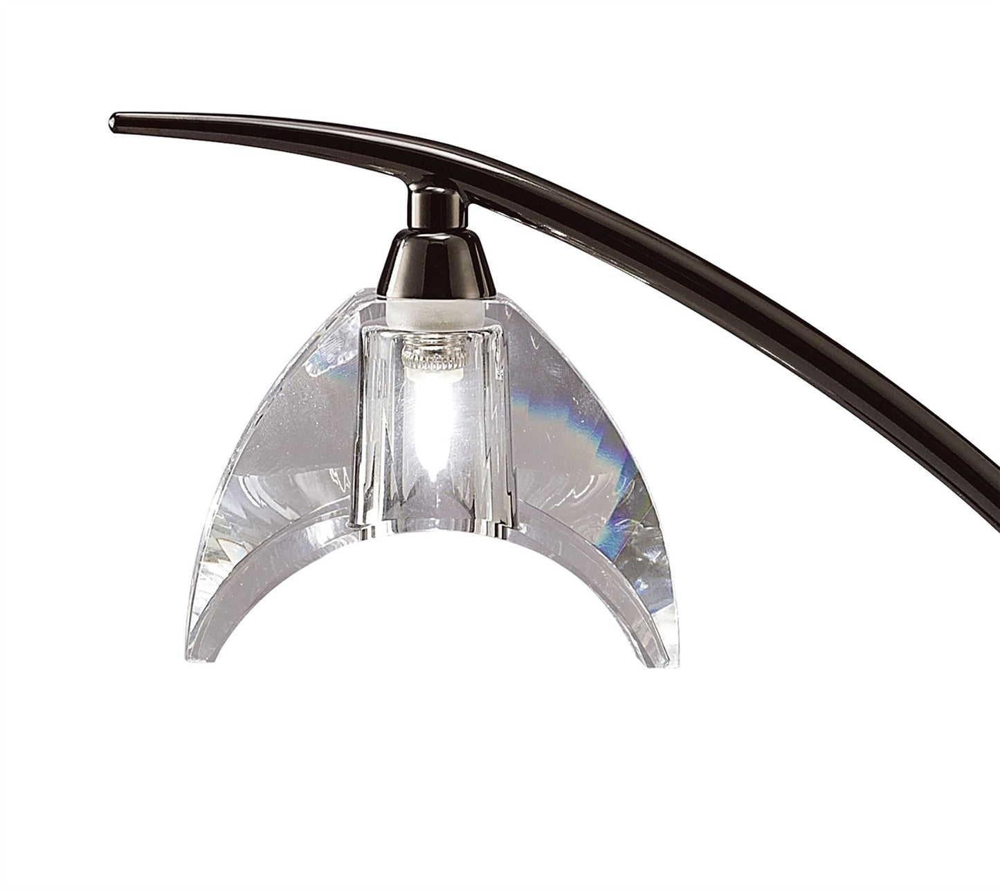 Mantra Eclipse Table Lamp 1 Light G9 Small, Black Chrome