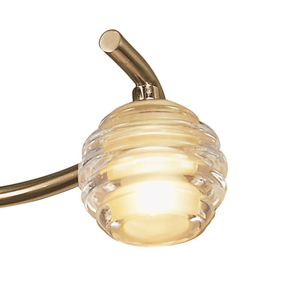 Mantra Sphere 51.7cm Semi Flush 3 Light G9, Antique Brass
