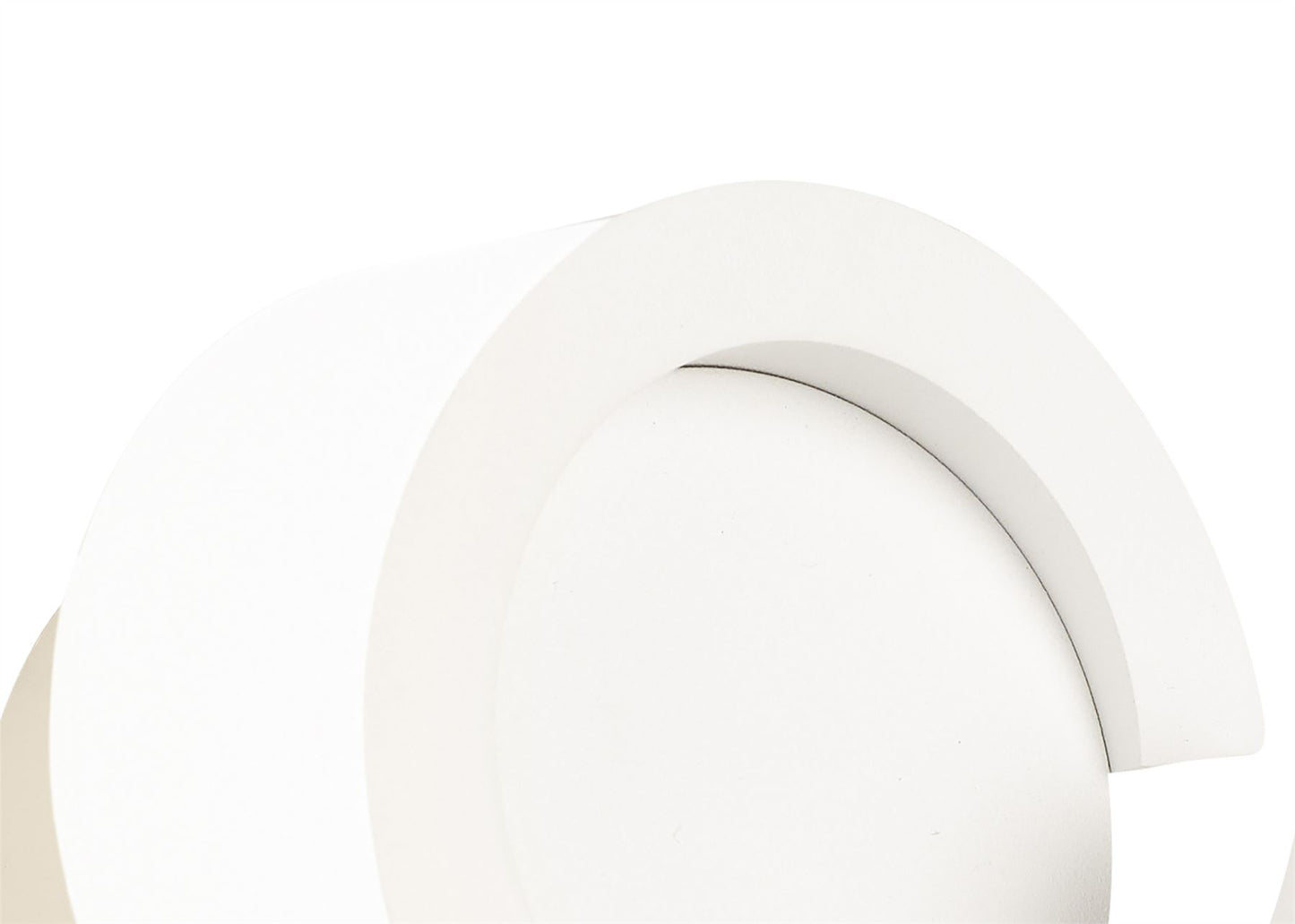 Mantra Tsunami 1 Light Round Wall Light, 12W LED, 3000K, 900lm, Sand White, 3yrs Warranty