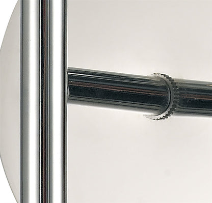 Deco Avalon 1 Light G9 Wall Light, Polished Chrome with Clear Prismatic Glass