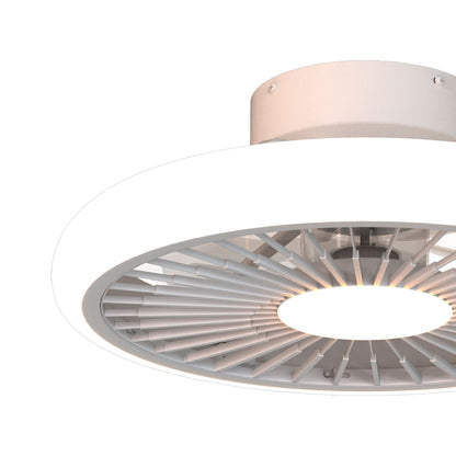 Turbo 51.2cm 55W LED Dimmable Ceiling Light With Built-In 30W DC Reversible Fan, White, 4100lm, 5yrs Warranty