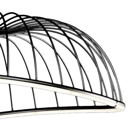 Mantra Celeste Pendant 81cm Round, 40W LED, 3000K, 2800lm, Black, 3yrs Warranty
