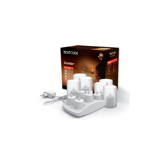 Techtouch Sensation LED Tealight Kit 6x0.1W, 48lm, 3000K (White Finish), 3yrs Warranty