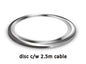 Techtouch Disc Blue 6 LED (0.5W) C/W 2.5m Cable Indoor