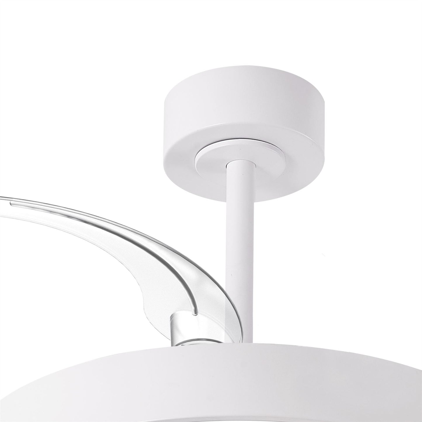 Niseko Fan S 40cm 45W LED Dimmable Ceiling Light With Built-In 25W DC Fan, 2700-5000K Remote Control, 5000lm, White, 5yrs Warranty
