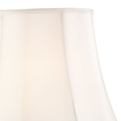 Diyas Elmo Large Crystal Table Lamp WITHOUT SHADE 1 Light E27 Antique Brass