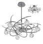 Mantra M3942 Maremagnum Telescopic Semi Flush Convertible 6 Light G9, Polished Chrome