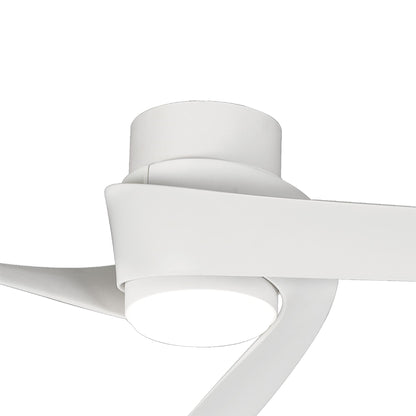 Groenland 122cm 24W LED Dimmable Ceiling Light With Built-In 30W DC Fan, 2700-5000K Remote & APP Control, 1700lm, White, 5yrs Warranty