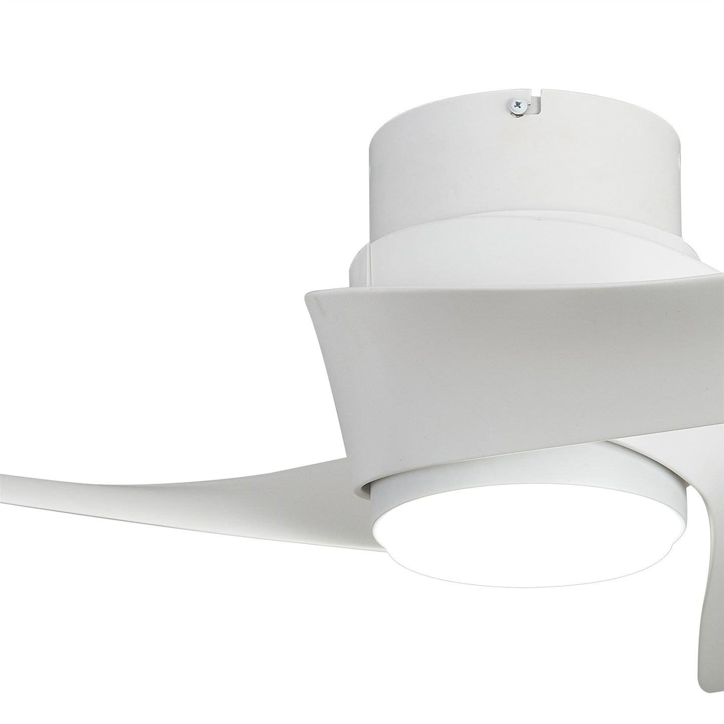 Groenland XS 79.5cm 30W LED Dimmable Ceiling Light With Built-In 24W DC Fan, 2700-5000K Remote Control, 2640lm, White, 5yrs Warranty