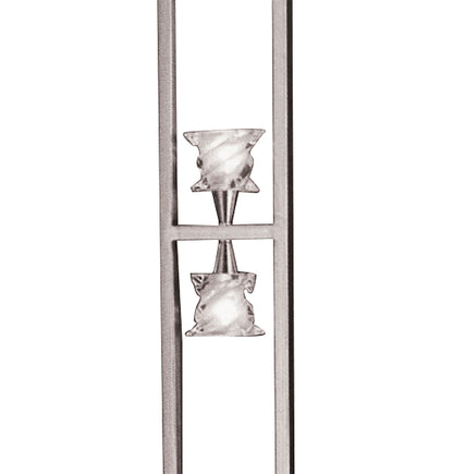 Mantra Salomon Floor Lamp 4 Light G9, Satin Nickel, NOT LED/CFL Compatible
